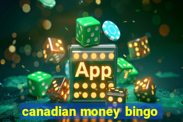 canadian money bingo