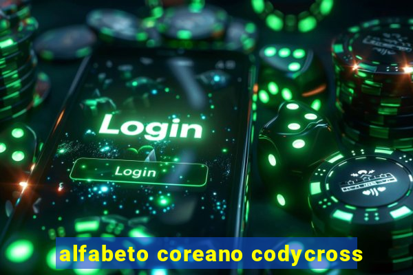 alfabeto coreano codycross