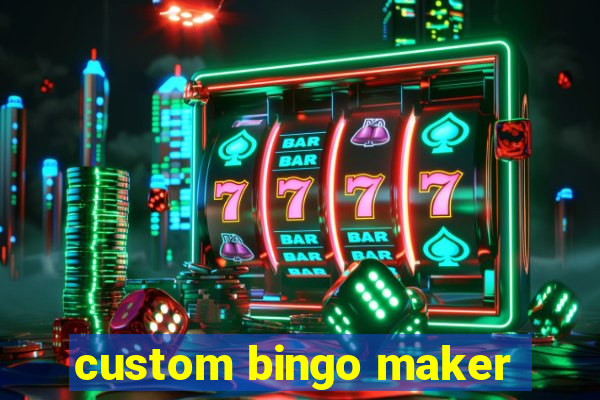 custom bingo maker