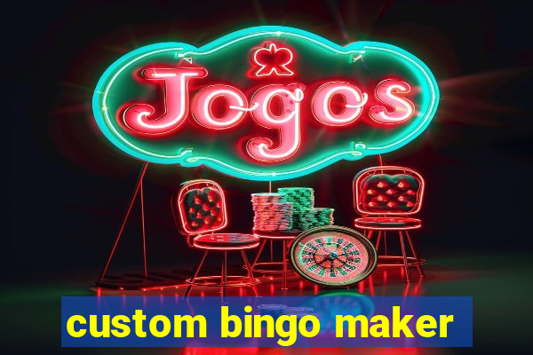 custom bingo maker