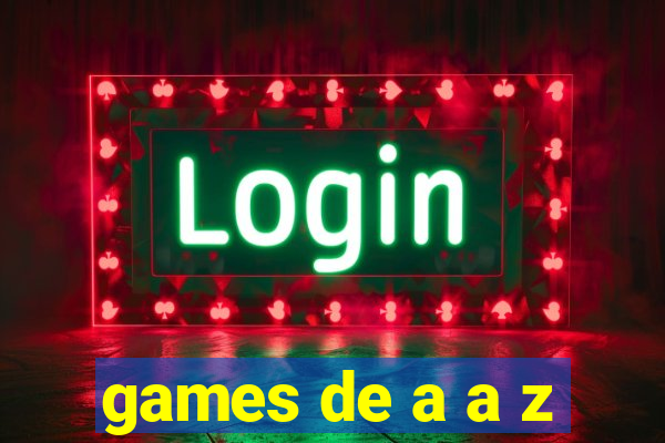 games de a a z