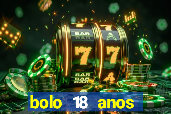 bolo 18 anos masculino futebol