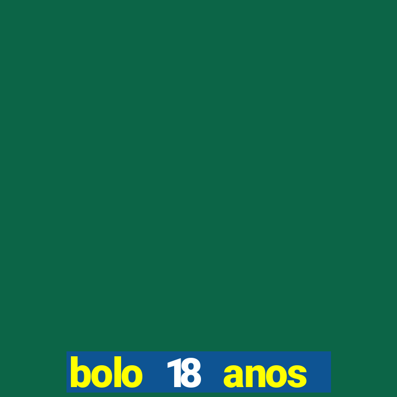 bolo 18 anos masculino futebol