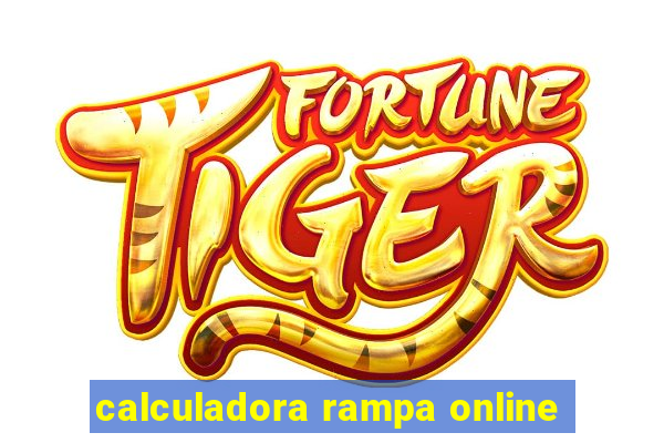 calculadora rampa online