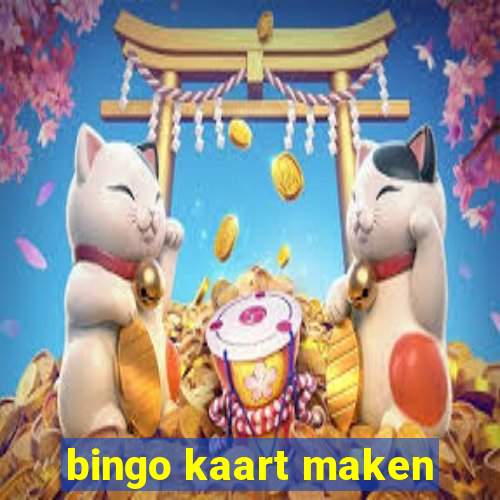 bingo kaart maken