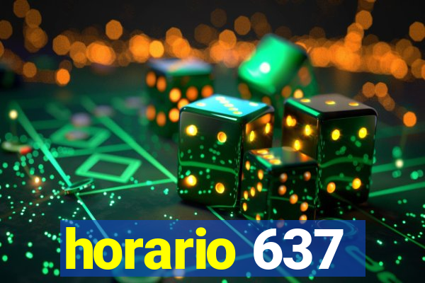 horario 637