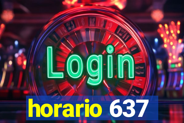 horario 637