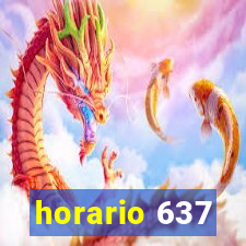 horario 637