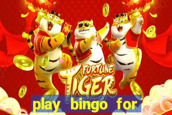 play bingo for free win real money