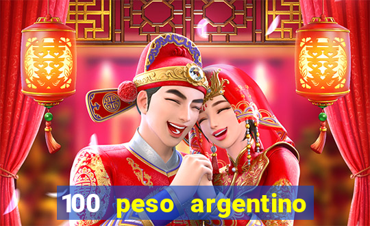 100 peso argentino em real