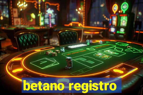 betano registro