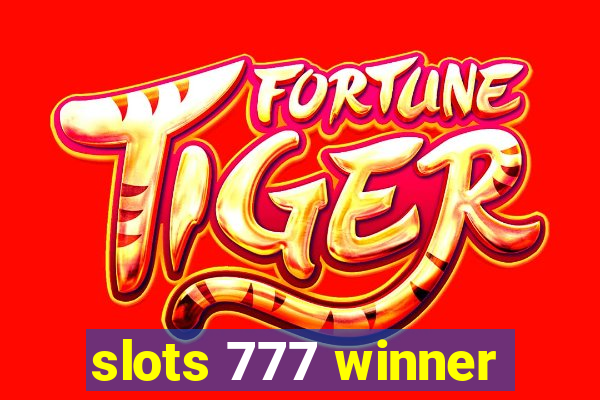 slots 777 winner