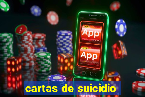 cartas de suicidio