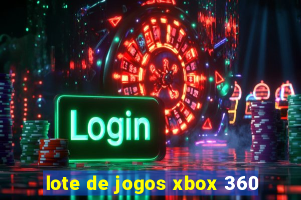 lote de jogos xbox 360