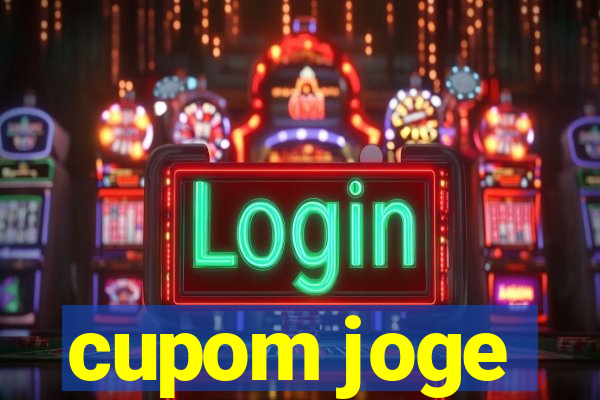 cupom joge