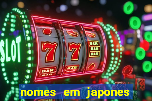 nomes em japones para jogo