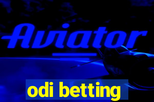 odi betting