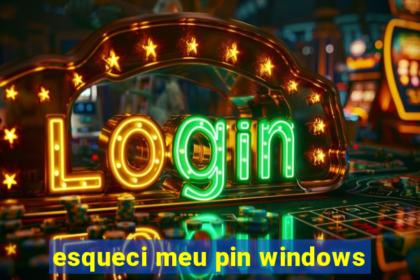 esqueci meu pin windows