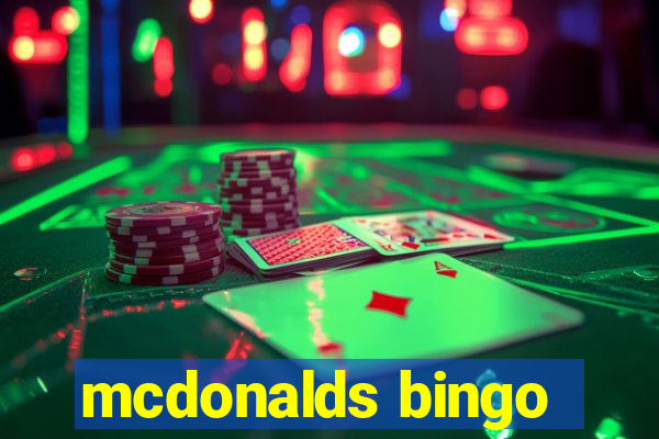 mcdonalds bingo