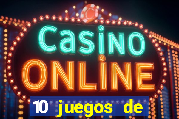 10 juegos de casino nombres