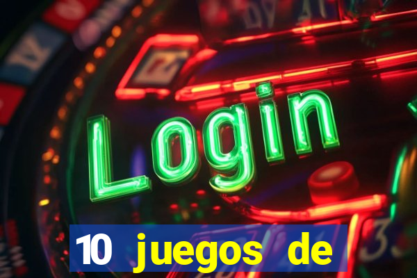 10 juegos de casino nombres