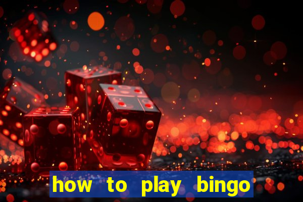 how to play bingo at home