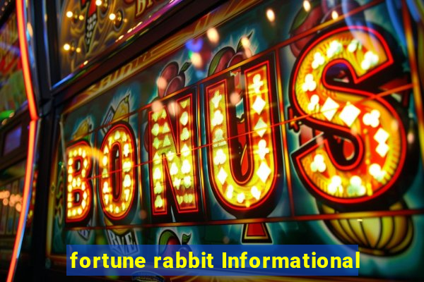 fortune rabbit Informational