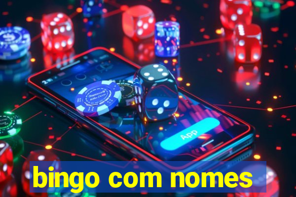 bingo com nomes