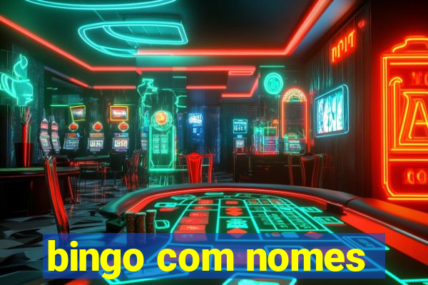 bingo com nomes