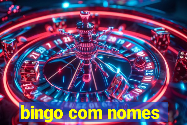 bingo com nomes