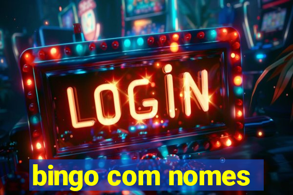 bingo com nomes