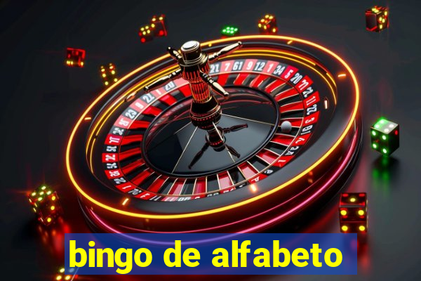 bingo de alfabeto