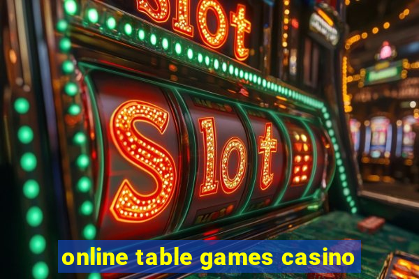 online table games casino