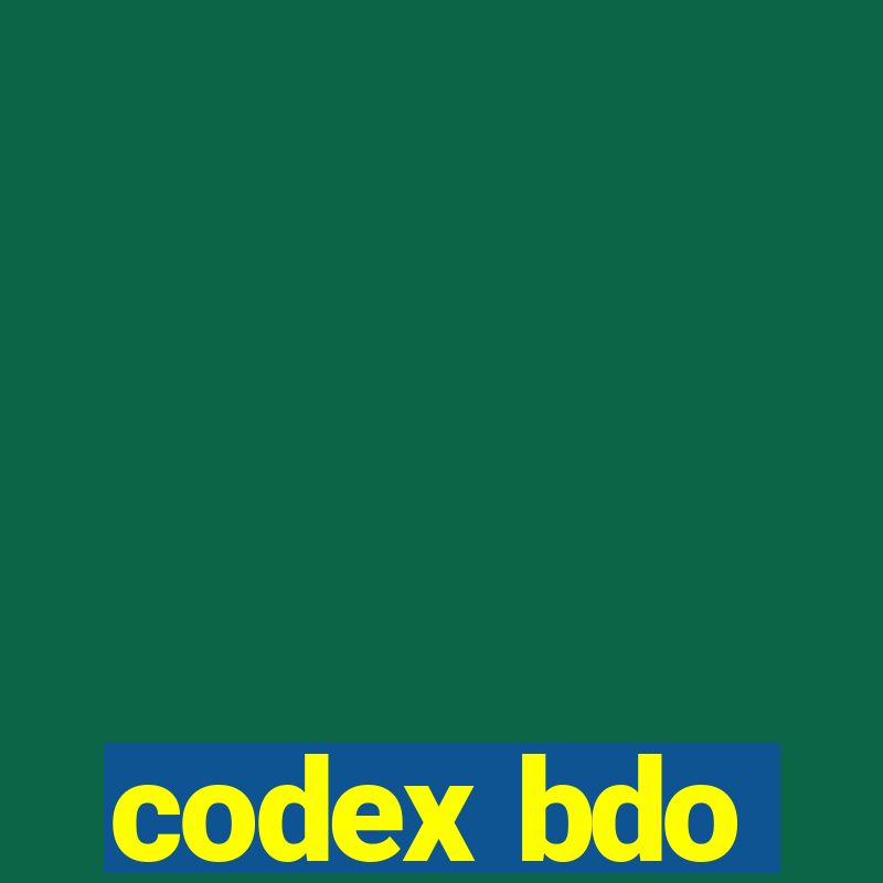 codex bdo