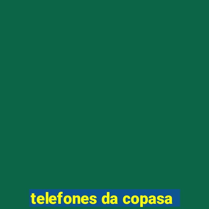 telefones da copasa