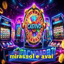 mirassol e avai