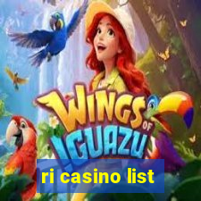 ri casino list