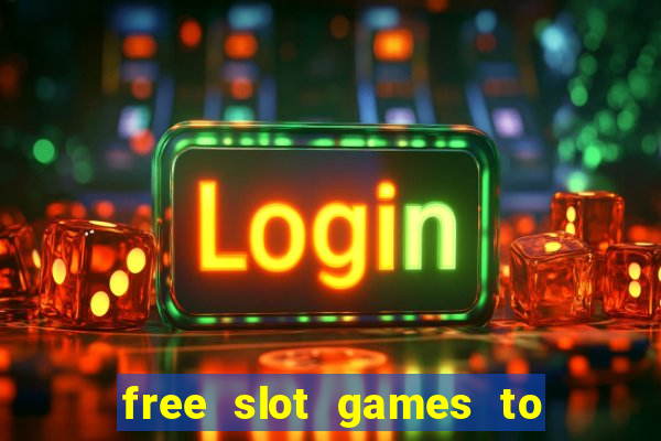 free slot games to play offline