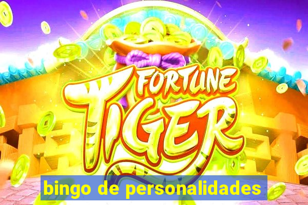 bingo de personalidades