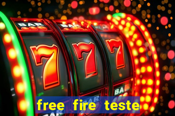 free fire teste grátis jogar agora