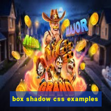 box shadow css examples