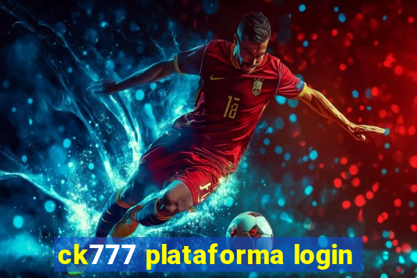 ck777 plataforma login