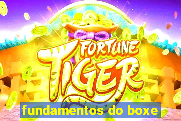 fundamentos do boxe