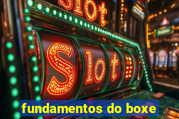 fundamentos do boxe