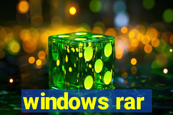 windows rar