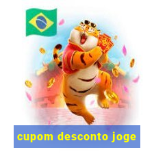 cupom desconto joge