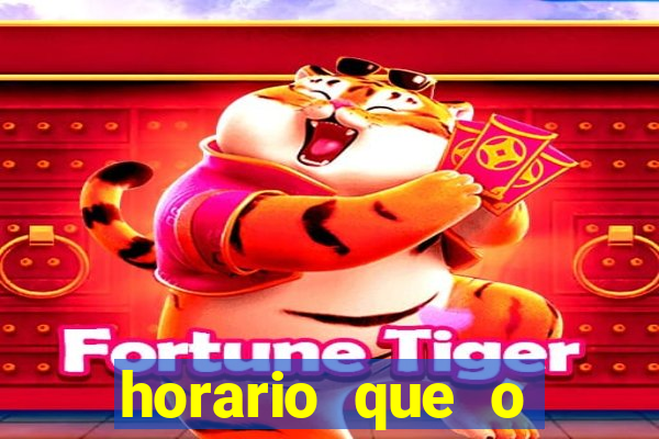 horario que o rabbit paga 