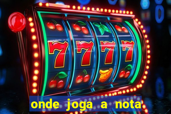 onde joga a nota do enem