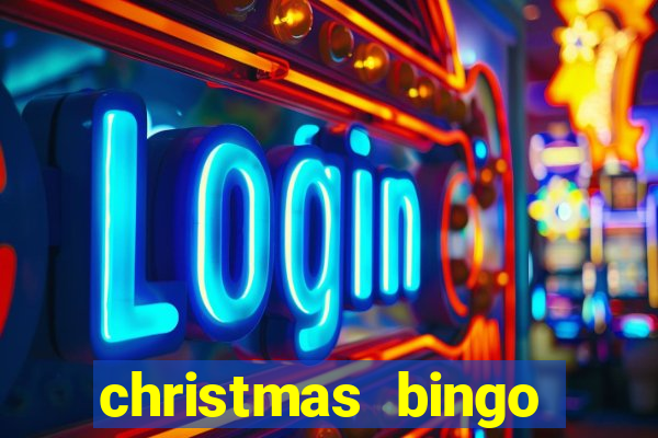 christmas bingo card generator