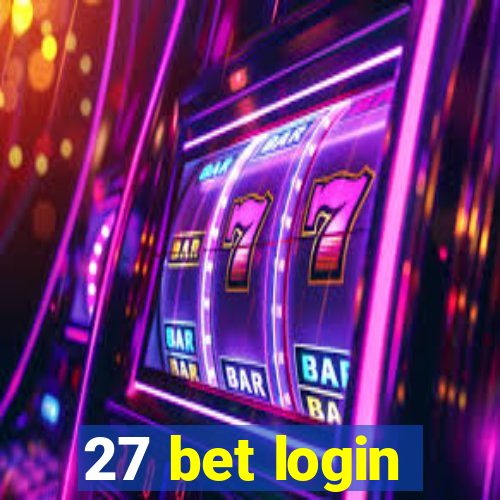 27 bet login